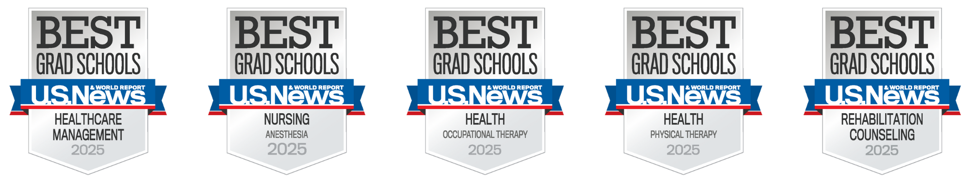 BEST GRAD SCHOOLS US NEWS AND WORLD REPORT 2025 Heatlhcare Managment Nurse Anesthesia Occupational Therapy Physical Therapy Rehabilitation Counseling